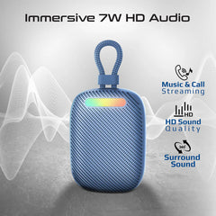 Promate CrystalSound 7W High-Definition Wireless Speaker - Blue | Tingz