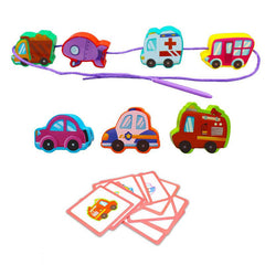 QIYI Wooden Traffic Beading Toy | WD2135Y