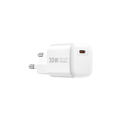 WIWU Wi-U006 EU 30W Charger + C-C cable White | WI-U006-C-WT