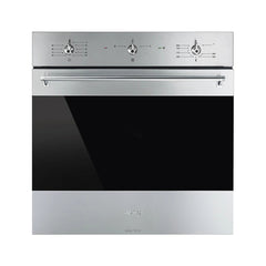 SMEG Oven Gas Electric 60cm Convection Stainless Steel |SF63M3GVX