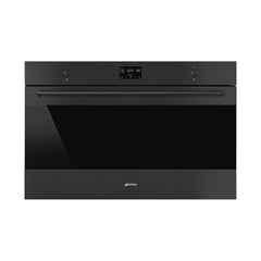 SMEG Oven 90 cm Gas Convection 116L Black | SF9300GGVNSS