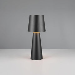 SK Black Metal Table Lamp 23 cm, Minimalist Design, 3 Light Levels | SK1951426