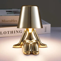 SK Thinker Gold LED Table Lamp with Touch Control, 3 Light Modes | SK1951427C