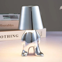 SK Thinker Silver LED Table Lamp with Touch Control, 3 Light Modes | SK1951428A