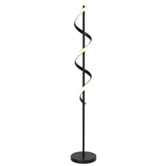 SK LED Spiral Metal Floor Lamp - 150 cm, Three Light Modes, Black | SK860