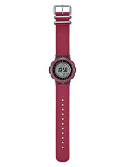 Casio PRO TREK Solar Climbing Watch - Burgundy | PRG-30B-4DR