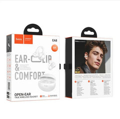 Hoco EA8 Open-Ear True Wireless Clip-On Earbuds – White | EA8