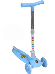 3-Wheel Blue Cartoon Kids Scooter | ALJB-818