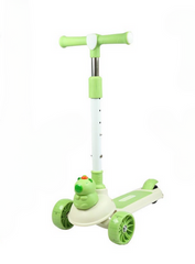 3-Wheel Kids Scooter with Adjustable Handle – Green | ALSBS-618
