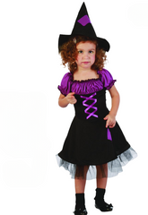 Witch Costume (Dress, Hat) - TODDLER (92-104CM) | 82840
