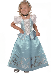 Blue Princess Costume (Dress, Headband, Choker) - INFANT (80-92CM) | 092607