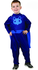 Blue Hero Costume (Jumpsuit, Cape) - Toddler (92-104CM) | 092514