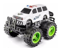 Jumbo Monster Truck - Police 4x4 Edition, White | CLK-311
