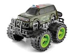 شاحنة جامبو العملاقة - إصدار الجيش 4x4، لون أخضر | CLK-304
