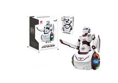 Electric Robot Toy with Lights & Music – White | 606-15