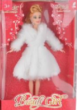 Beauty Girl Fashion Doll – White Dress Edition | CD068E-3