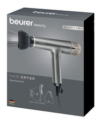 Beurer Glamour+ Hair Dryer 1700W Silver | HC2R
