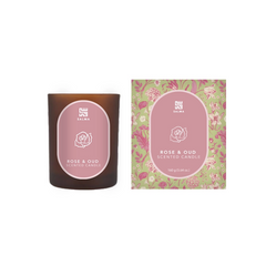 Salma Rose & Oud Scented Candle 160g