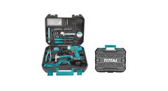 (128 PCS طـقم عدة شنطة(مقدح بطارية+عدة يدوية Total