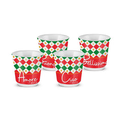 Bialetti Tricol02 Set of 4 Espresso Cups 80ml | BIATRICOL02