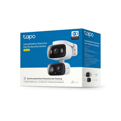 TP-Link 2K Indoor/Outdoor Dual Lens Pan/Tilt Security Camera | Tapo C246D