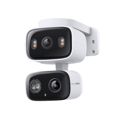 TP-Link 2K Indoor/Outdoor Dual Lens Pan/Tilt Security Camera | Tapo C246D