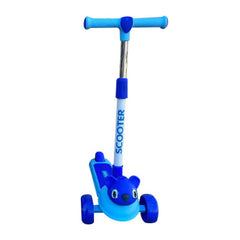 3-Wheel Animal Head Kick Scooter – Blue | AL211