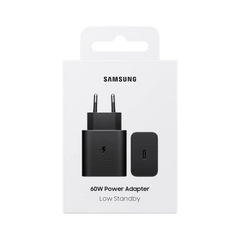 Samsung 60W USB-C Super Fast Charging 3.0 Power Adapter - Black | EP-T6010NBEGWW