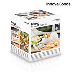 InnovaGoods Microwave Egg Boiler With Recipe Booklet Boilegg | V0101051