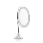 مرآة مكبرة LED ماركة InnovaGoods بذراع مرن ووسادة شفط Mizoom | V0101221