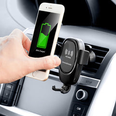 InnovaGoods Mobile Phone Holder with Wireless Charger for Cars Wolder | V0103067