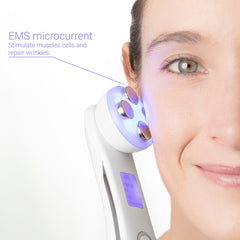 InnovaGoods Facial Massager with Radiofrequency, Phototherapy and Electrostimulation Wace | V0103440