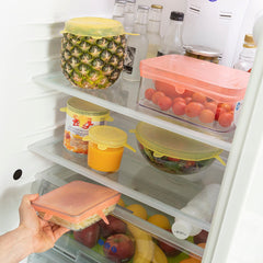 InnovaGoods Set of 10 Reusable and Adjustable Kitchen Lids Lilyd | V0103560