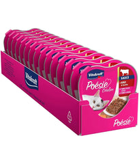 Vitakraft Poésie Création Adult Wet Cat Food with Beef in Gravy