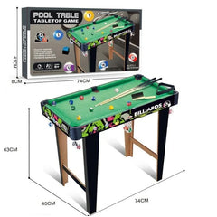 Kids Pool Table Game with Raised Legs & Accessories | 2771-1