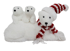 Christmas Polar Bear Family Decoration | YCB015