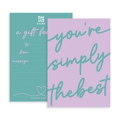 Salma You’re Simply the Best Greeting Card