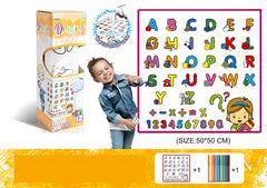 Alphabet and Number Drawing Mat | Z185-9G