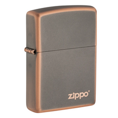 Zippo Rustic Bronze Lasered Windproof Lighter | 49839ZL