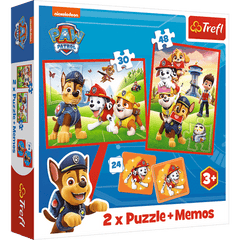 Trefl 2-in-1 Puzzle & Memo Paw Patrol Team 8PCS | 93337