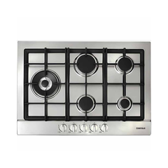 Sensus 70cm Gas Hob - Silver | SMI5G1T70SICIX1