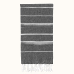 Turkish Beach Towel – Black | AL-42238-2