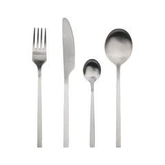 طقم أدوات مائدة بيرجنر مكون من 24 قطعة - ستانلس ستيل | BG-45095-MM