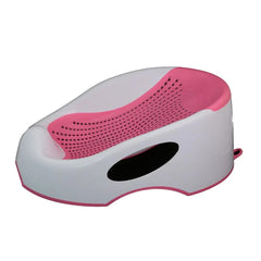 Baby Bath Support Seat – Soft Non-Slip Newborn Bathtub Cradle (Pink) | 1612