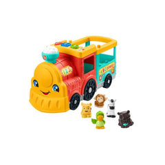 Fisher-Price Little People قطار الحيوانات الكبير للمشاركة والأصوات - QE | MTFPHHH22