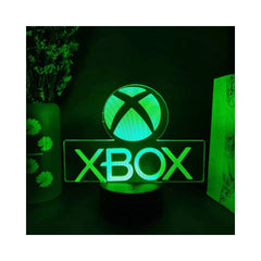 Gaming Room Desk Setup Lighting Decor Xbox Logo LED Night Lamp - 7 Color Change