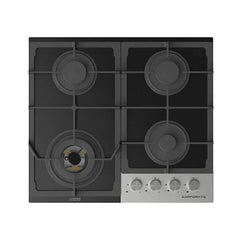 Campomatic Built-In Gas Hob 60cm Black Glass | C64GXBCS
