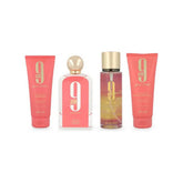 Afnan 9AM Pink Gift Set for Women - Eau de Parfum 100ml + Shower Gel 100ml + Body Mist 150ml + Body Lotion 100ml