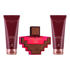 Afnan Ornament Purple Allure Gift Set for Women - Eau de Parfum 100ml + Shower Gel 100ml + Body Lotion 100ml