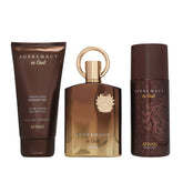 Afnan Supremacy In Oud Gift Set Unisex - Eau de Parfum 100ml + Shower Gel 150ml + Deodorant Spray 150ml